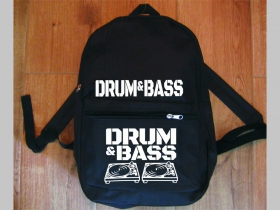 Drum and Bass jednoduchý ľahký ruksak, rozmery pri plnom obsahu cca: 40x27x10cm materiál 100%polyester